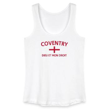 T-shirt Coventry Cross Heritage - Débardeur bio Femme - blanc - Devant