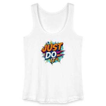 Explosive Pop-Art-Motivation - Frauen Bio Tank Top - Weiß - Vorne