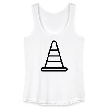 cone - Women’s Organic Tank Top - white - Front