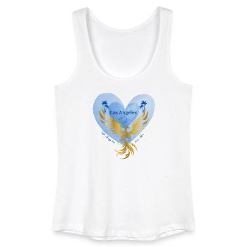 Los Angeles - Frauen Bio Tank Top - Weiß - Vorne