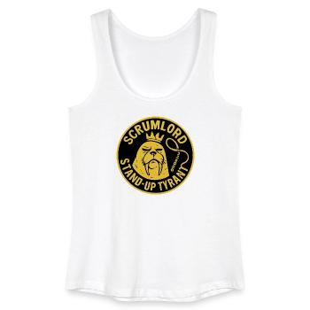 Scrum Lord StandUp Tyrant - Frauen Bio Tank Top - Weiß - Vorne
