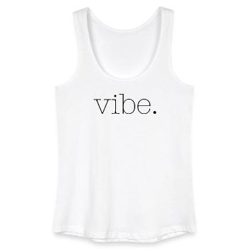vibe - Débardeur bio Femme - blanc - Devant