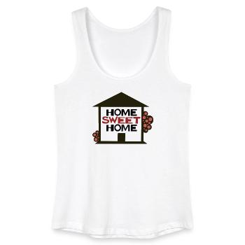 Home sweet home by Cean - Débardeur bio Femme - blanc - Devant