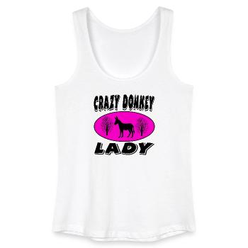 donkey - Women’s Organic Tank Top - white - Front