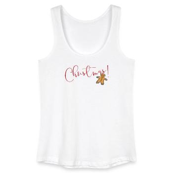 Christmas gingerbread - Women’s Organic Tank Top - white - Front