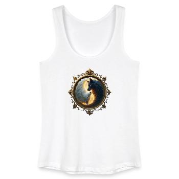 Mondwölfe im Kreis - Frauen Bio Tank Top - Weiß - Vorne