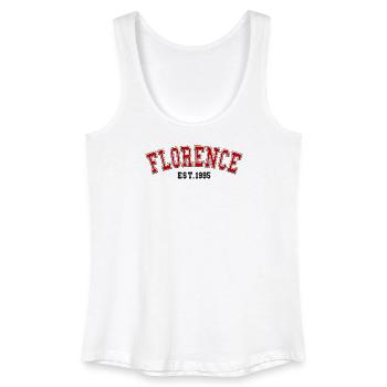 Florence Est. 1995 - Women’s Organic Tank Top - white - Front