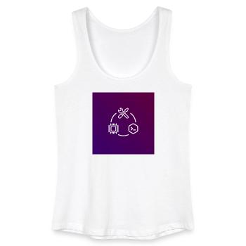 TechKreis Chip Code Werkzeug - Frauen Bio Tank Top - Weiß - Vorne
