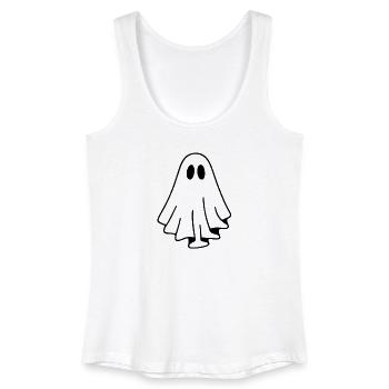 Hushed Ghost in Draped Cloak - Women’s Organic Tank Top - white - Front