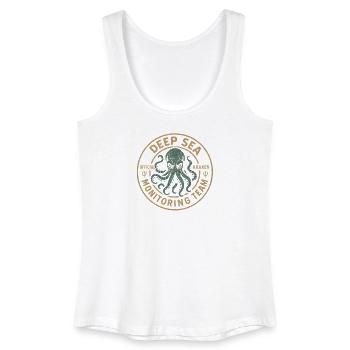 Kraken Tiefsee-Überwachungsteam Lustiger Mythos Kr - Frauen Bio Tank Top - Weiß - Vorne