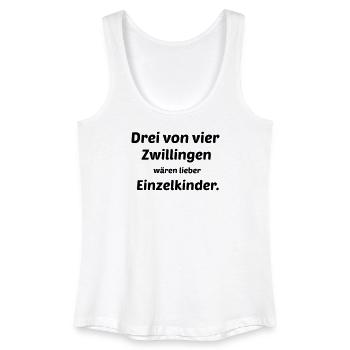 Twins - Women’s Organic Tank Top - white - Front
