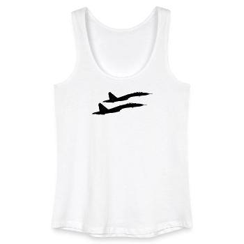 Su-35 - Frauen Bio Tank Top - Weiß - Vorne