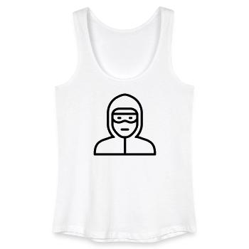 Hacker - Frauen Bio Tank Top - Weiß - Vorne
