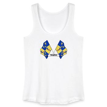Dauphiné Text - Women’s Organic Tank Top - white - Front