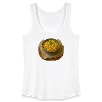 Olivje Salat - Frauen Bio Tank Top - Weiß - Vorne