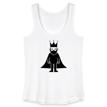 König Majestät - Frauen Bio Tank Top - Weiß - Vorne