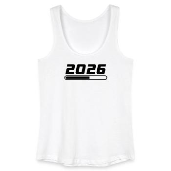 2026 Loading - Frauen Bio Tank Top - Weiß - Vorne