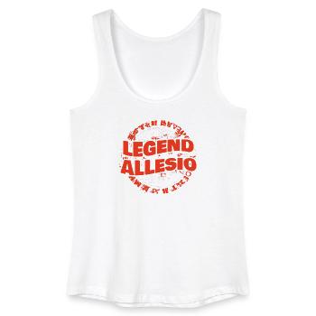 Man Allesio - Débardeur bio Femme - blanc - Devant