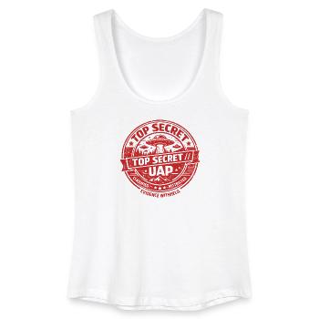 TOP SECRET UAP EVIDENCE WITHHELD. - Frauen Bio Tank Top - Weiß - Vorne