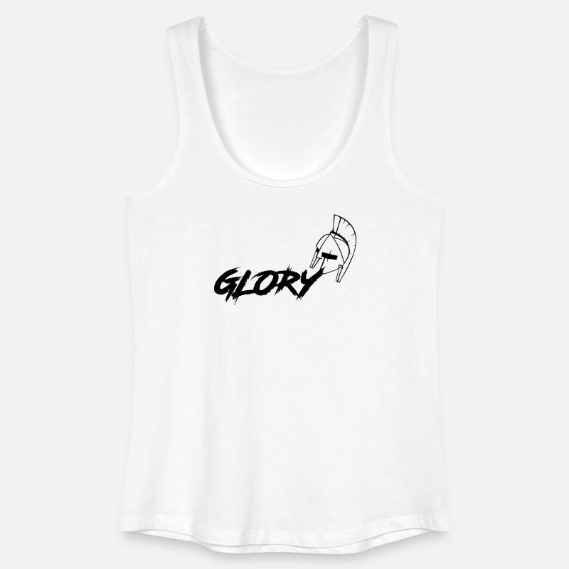 GLORY - Women’s Organic Tank Top - white