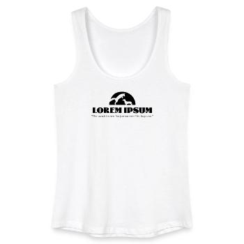 LoremIpsum – the quick brown fox ... - Women’s Organic Tank Top - white - Front