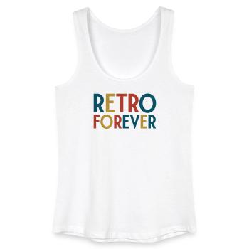 Retro forever - Débardeur bio Femme - blanc - Devant