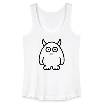 monster - Women’s Organic Tank Top - white - Front