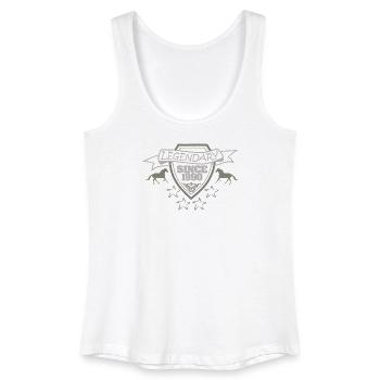 1990 - Frauen Bio Tank Top - Weiß - Vorne