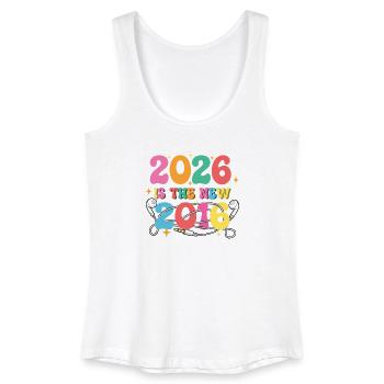 2026 Neue 2016 Nostalgie Y2K Vibes - Frauen Bio Tank Top - Weiß - Vorne