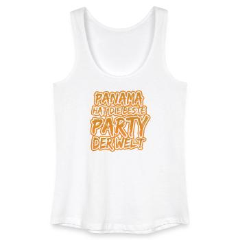 Urlaub Panama - Frauen Bio Tank Top - Weiß - Vorne