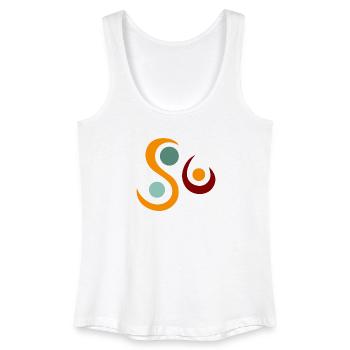 Yoga design_5 - Women’s Organic Tank Top - white - Front