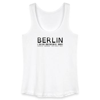 BERLIN - Frauen Bio Tank Top - Weiß - Vorne
