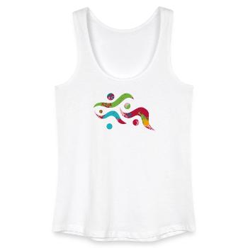 Yoga design_20 - Women’s Organic Tank Top - white - Front