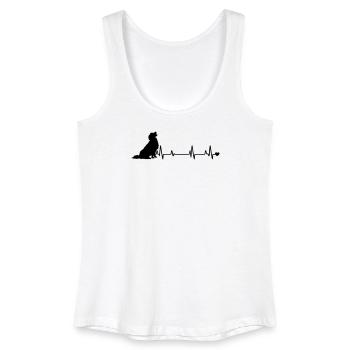 Paw print - Women’s Organic Tank Top - white - Front
