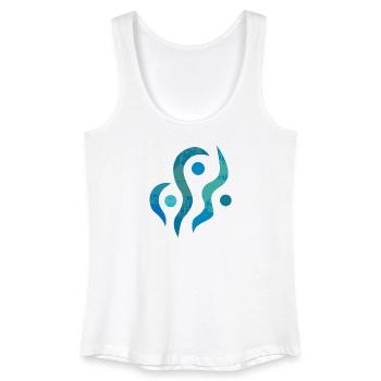 Yoga design_36 - Women’s Organic Tank Top - white - Front