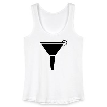 Funnel - Women’s Organic Tank Top - white - Front