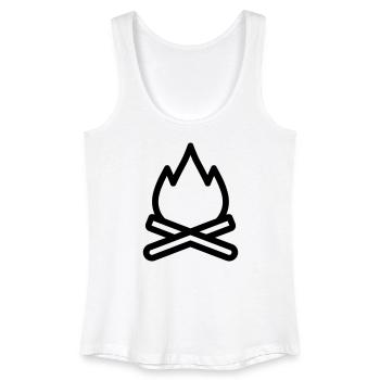 Campfire - Women’s Organic Tank Top - white - Front