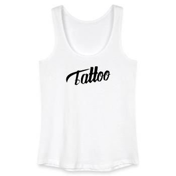 Tattoo - Frauen Bio Tank Top - Weiß - Vorne