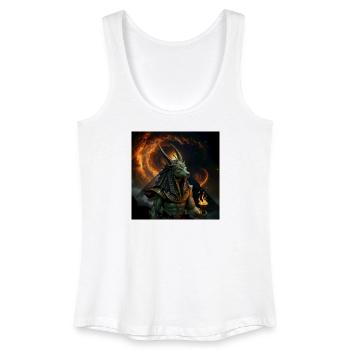 Anubis Guerrier du Feu - Débardeur bio Femme - blanc - Devant
