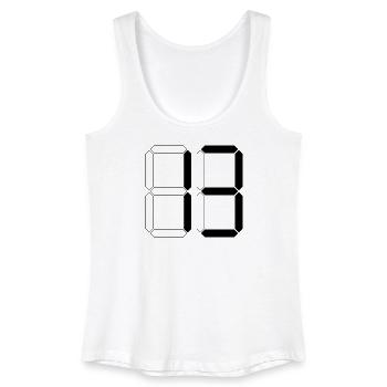 NUMBER 13 Thirteen Birthday Gift Digital - Women’s Organic Tank Top - white - Front