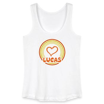 Lucas - Frauen Bio Tank Top - Weiß - Vorne