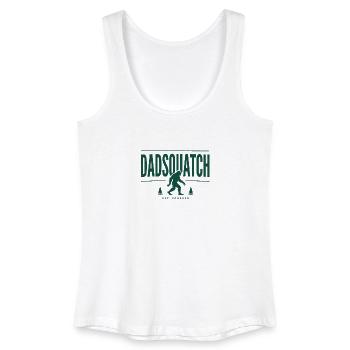 DadSquatch Motiv mit Bigfoot - Frauen Bio Tank Top - Weiß - Vorne