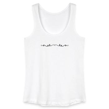 Ornament Linie - Frauen Bio Tank Top - Weiß - Vorne