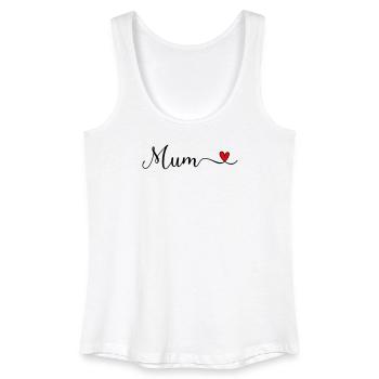 maman - Débardeur bio Femme - blanc - Devant