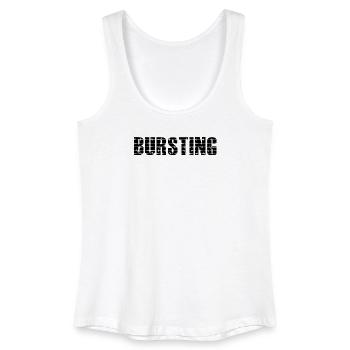FIST BURSTING - Frauen Bio Tank Top - Weiß - Vorne