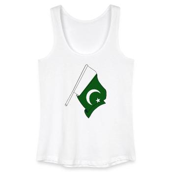 Flag Pakistan - Women’s Organic Tank Top - white - Front