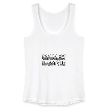 STYLE DE VIE GAMER - Jeux - Débardeur bio Femme - blanc - Devant