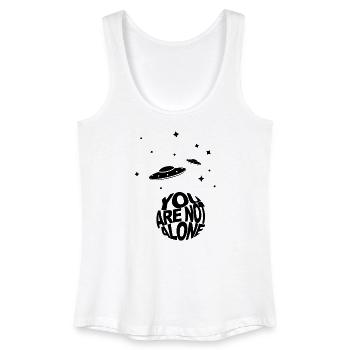 Ufo - You are not alone - Frauen Bio Tank Top - Weiß - Vorne