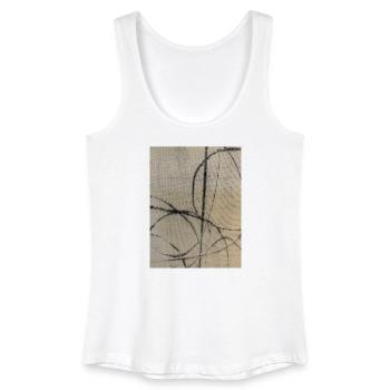 Abstrakte Kunst auf Pullover - Frauen Bio Tank Top - Weiß - Vorne