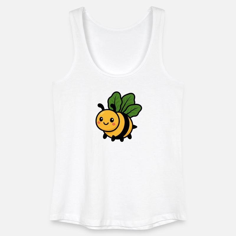 Spinummel - Frauen Bio Tank Top - Weiß